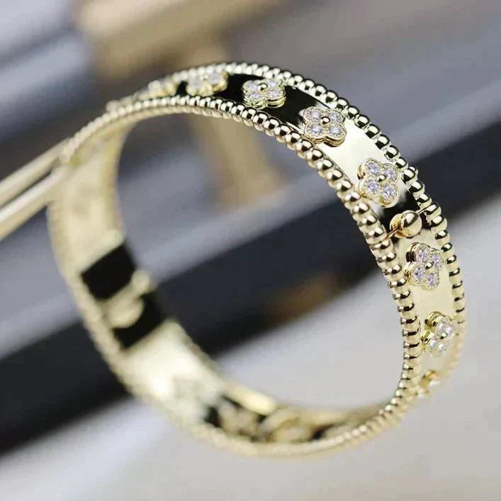 [Moco]CLOVER BRACELET 8MM DIAMONDS