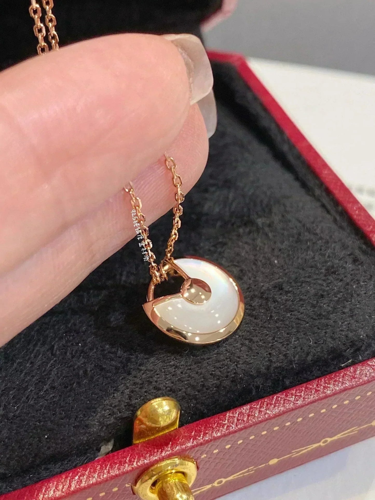 [Moco]AMULETTE ROSE GOLD MOP NECKLACE