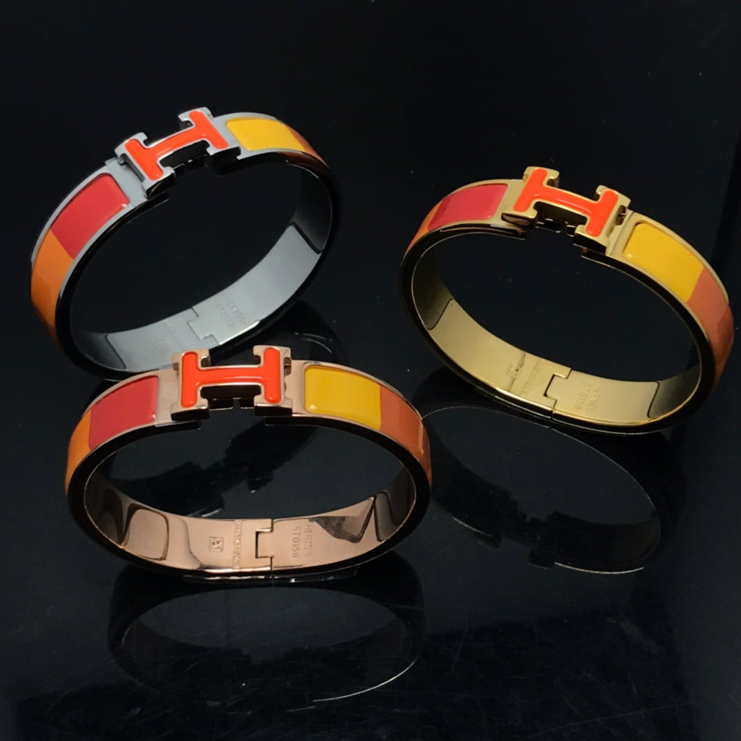 [Moco]H BRACELET ORANGE RAINBOW CERAMIC