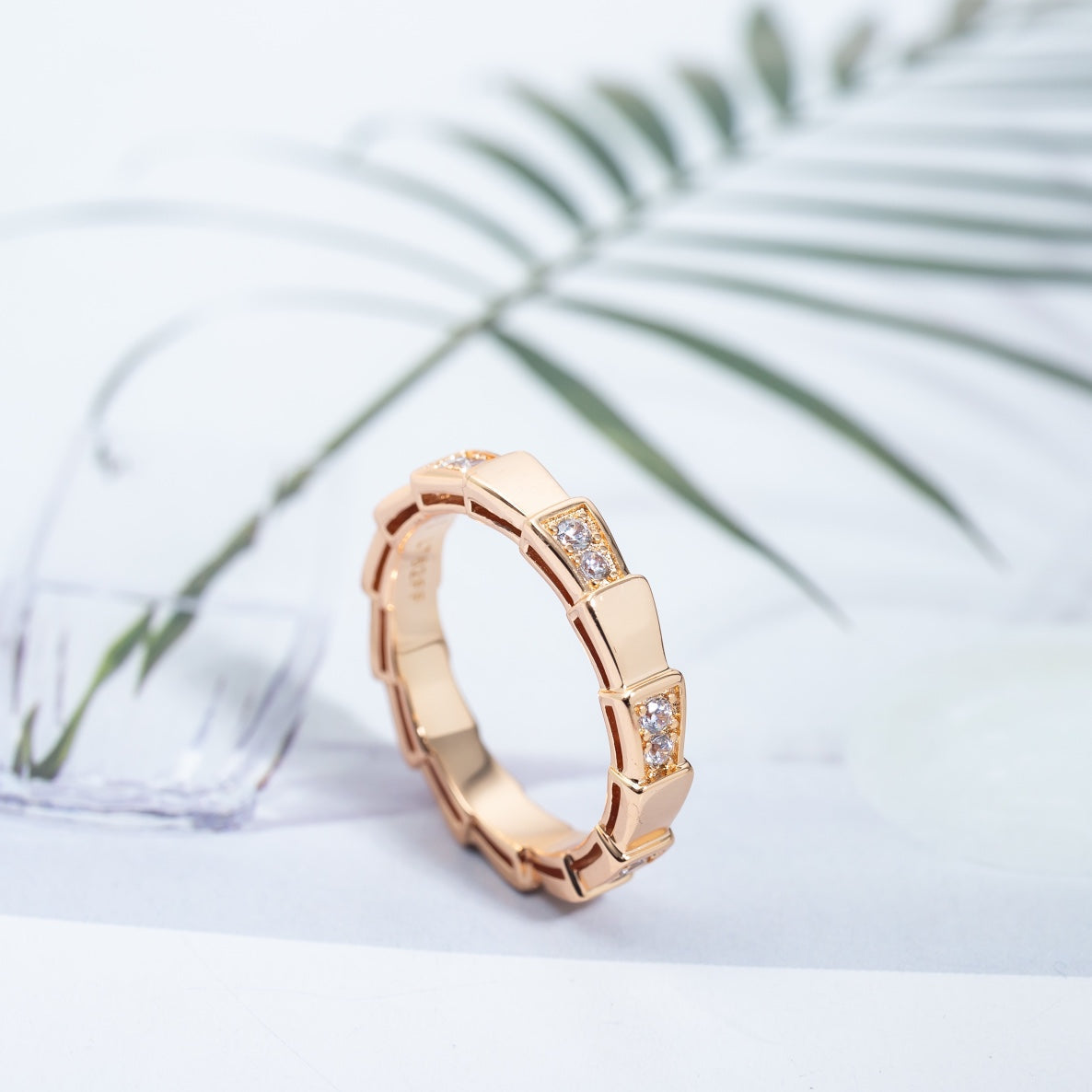 [Moco]SERPENTI RING PINK GOLD  3MM