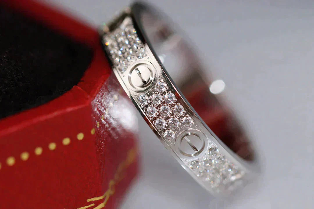 [Moco]LOVE RING 3.6MM DIAMOND PAVED