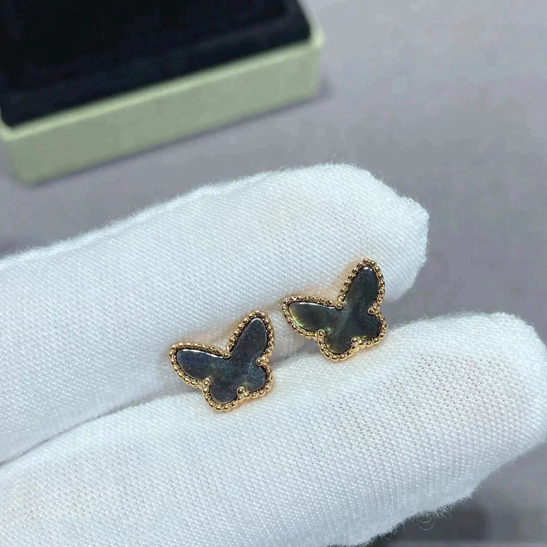 [Moco]BUTTERFLY DARK MOP  EARRINGS