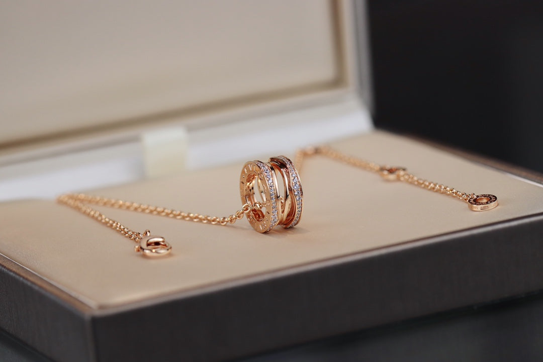 [Moco]ZERO 1 PINK GOLD NECKLACE