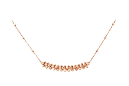 [Moco]CLASH PINK GOLD NECKLACE