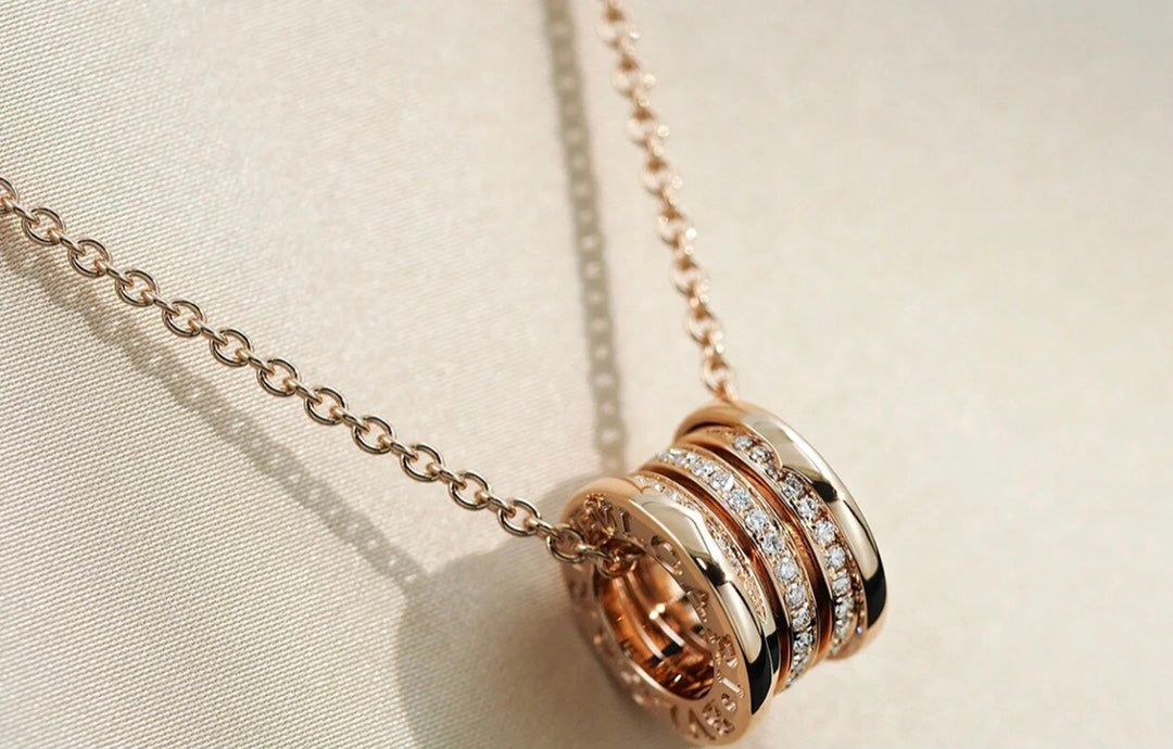 [Moco]ZERO 1 PINK GOLD DIAMOND NECKLACE