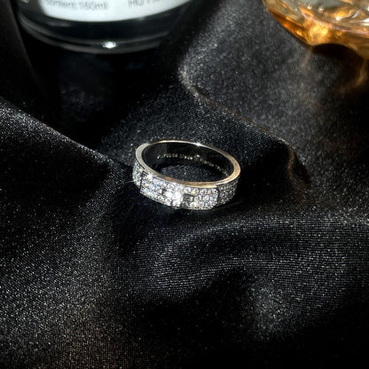 [Moco]KELLY SILVER DIAMOND RING