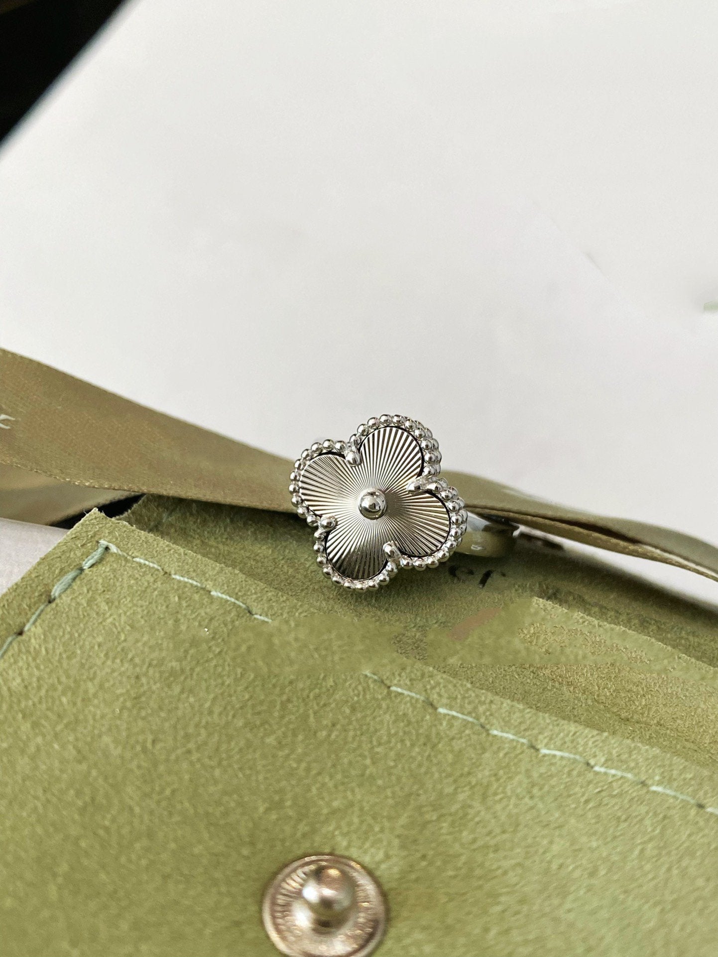 [Moco]CLOVER SILVER RING