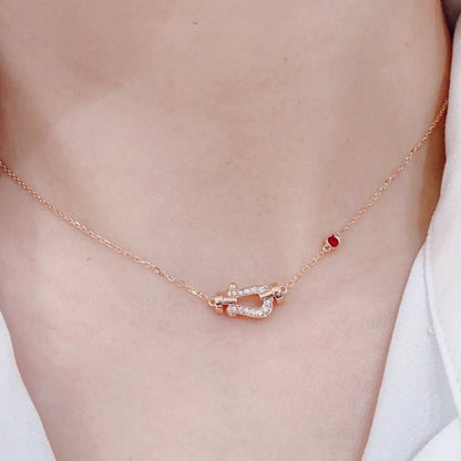 [Moco]FORCE 10 DIAMOND PINK GOLD NECKLACE