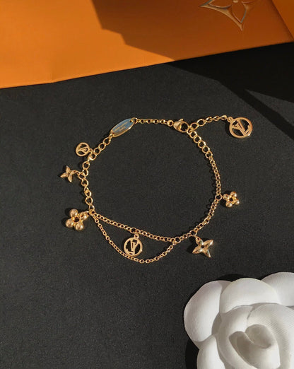 [Moco]BLOOMING PINK GOLD MOP BRACELET