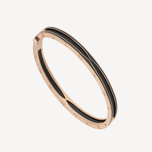 [Moco]ZERO 1 PINK GOLD WITH MATTE BLACK CERAMIC BRACELET