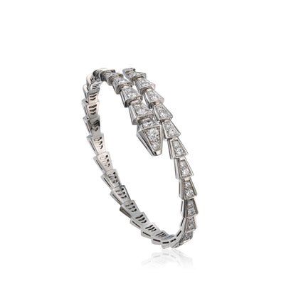 [Moco]SERPENTI BRACELET 6MM SILVER DIAMOND