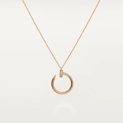 [Moco]JUSTE NECKLACE PINK GOLD