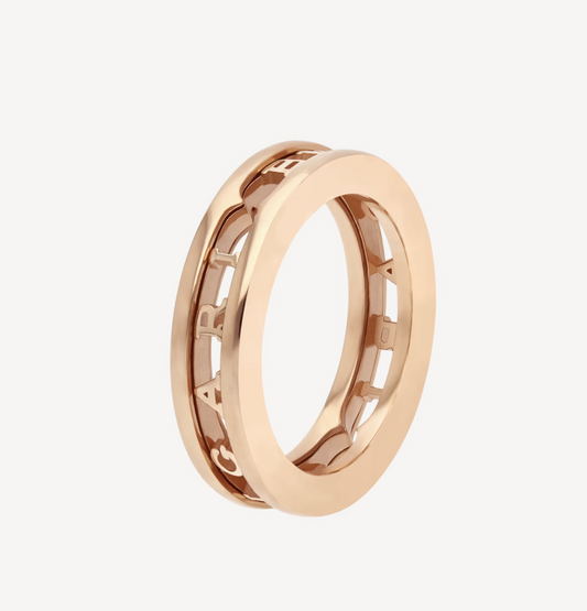 [Moco]ZERO 1 ONE-BAND WITH OPENWORK LOGO SPIRAL RING