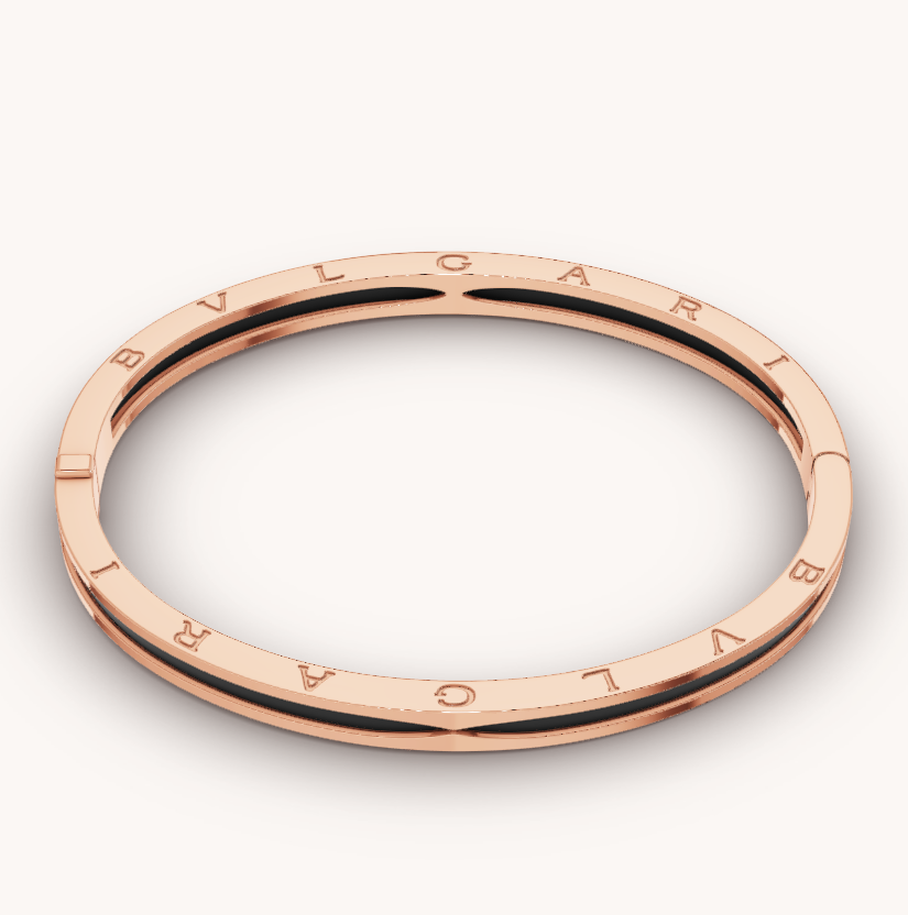 [Moco]ZERO 1 PINK GOLD WITH BLACK CERAMIC BRACELET