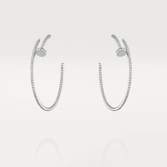 [Moco]JUSTE EARRINGS FULL DIAMONDS 1.8MM