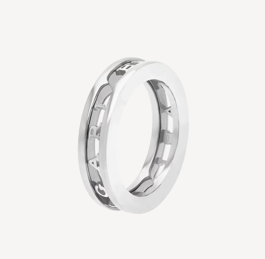 [Moco]ZERO 1 ONE-BAND WITH OPENWORK LOGO SPIRAL RING