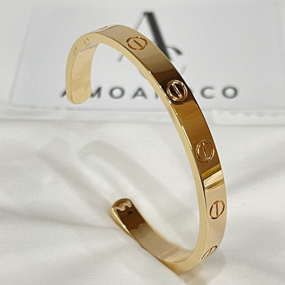 [Moco]LOVE BRACELET 6.1MM OPEN CUFF