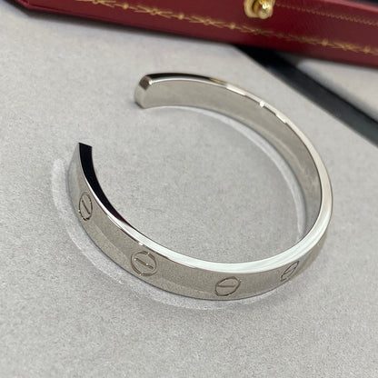 [Moco]LOVE BRACELET 6.1MM 1 DIAMOND OPEN CUFF