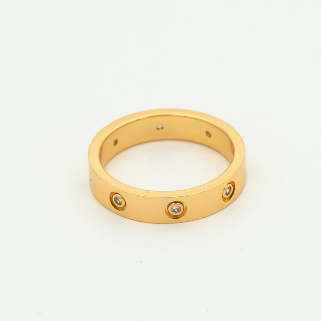 [Moco]LOVE RING 3.6MM 8 DIAMONDS