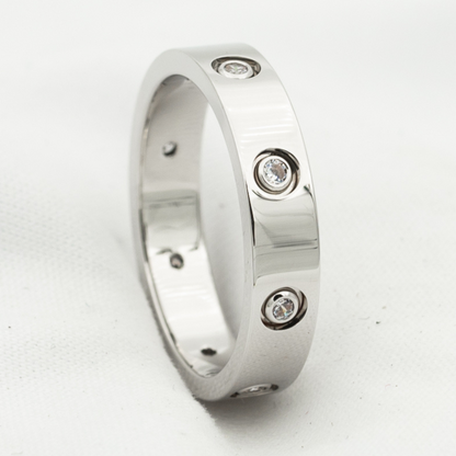 [Moco]LOVE RING 3.6MM 8 DIAMONDS