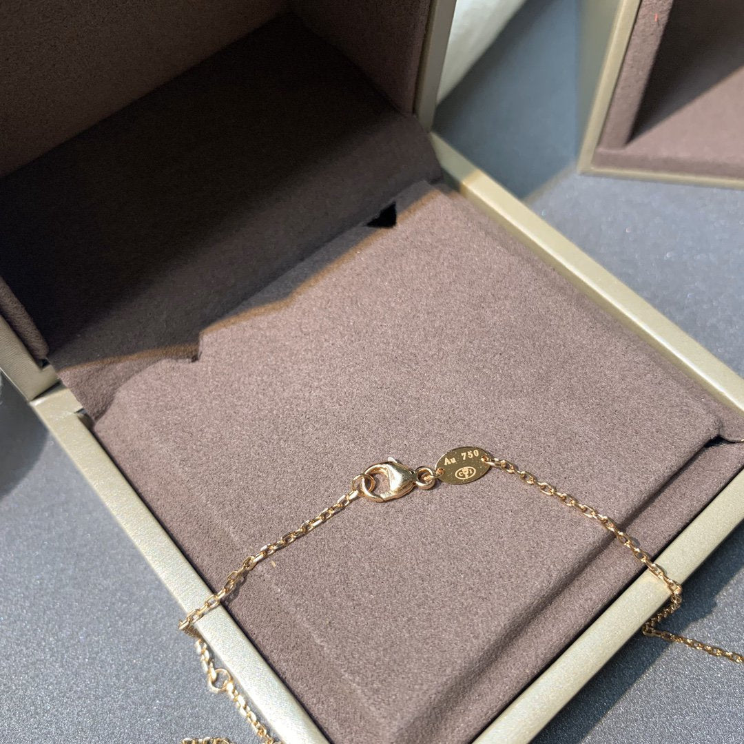 [Moco]JEUX DE PINK GOLD DIAMOND NECKLACE