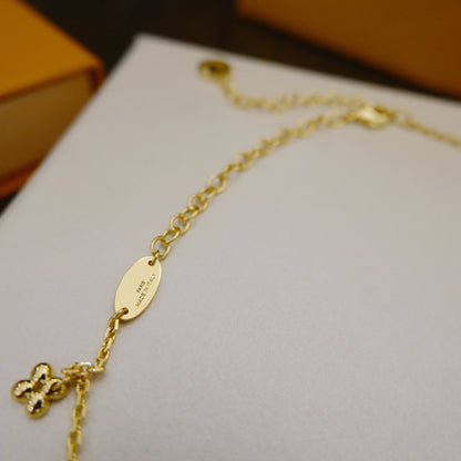 [Moco]BLOOMING SUPPLE NECKLACE BRASS