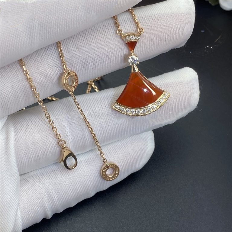 [Moco]DREAM NECKLACE CARNELIAN DIAMOND