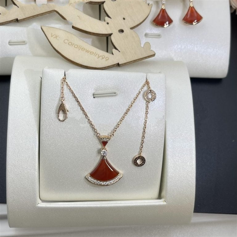 [Moco]DREAM NECKLACE CARNELIAN DIAMOND