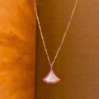 [Moco]DREAM NECKLACE MOP DIAMOND PINK