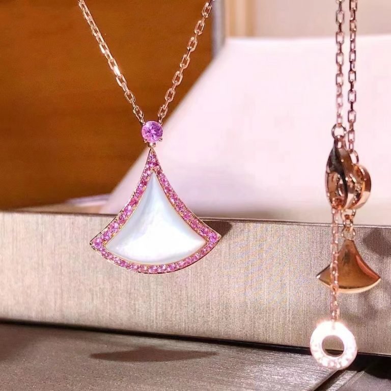 [Moco]DREAM NECKLACE MOP DIAMOND PINK