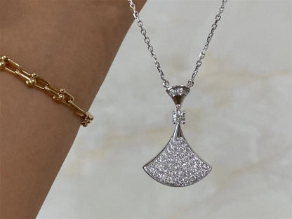 [Moco]DREAM NECKLACE SILVER FULL DIAMOND