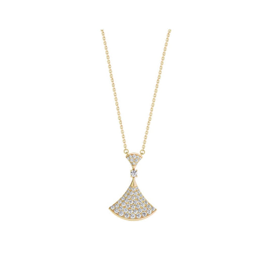 [Moco]DREAM NECKLACE GOLD FULL DIAMOND