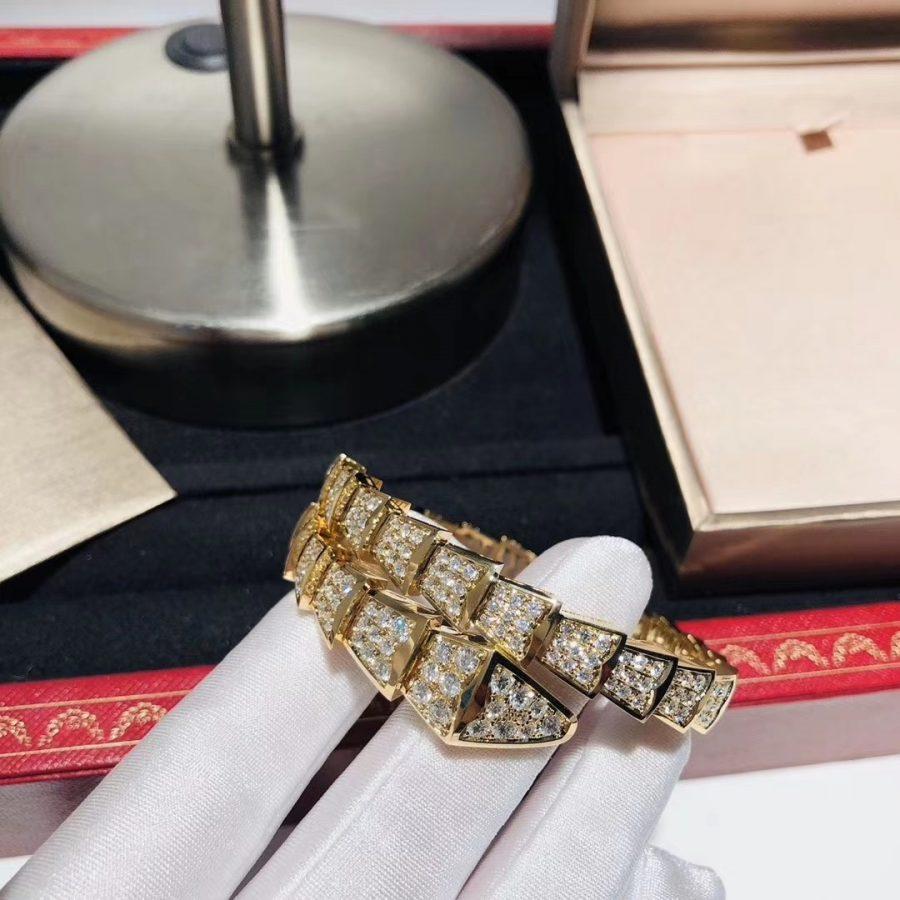 [Moco]SERPENTI BRACELET 8MM GOLD DIAMOND