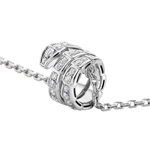 [Moco]SERPENTI  NECKLACE DOUBLE RING DIAMOND