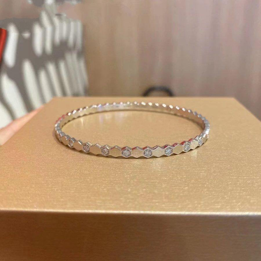 [Moco]BEE LOVE SILVER DIAMOND BRACELET