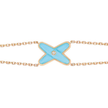 [Moco]JEUX BRACELET TURQUOISE PINK GOLD 1 DIAMOND