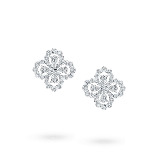 [Moco]LOOP EARRINGS FULL MOTIF DIAMOND 16MM