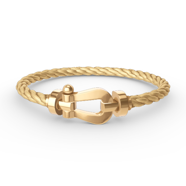 [Moco]FORCE LARGE HORSESHOE NO DIAMOND BRACELET GOLD