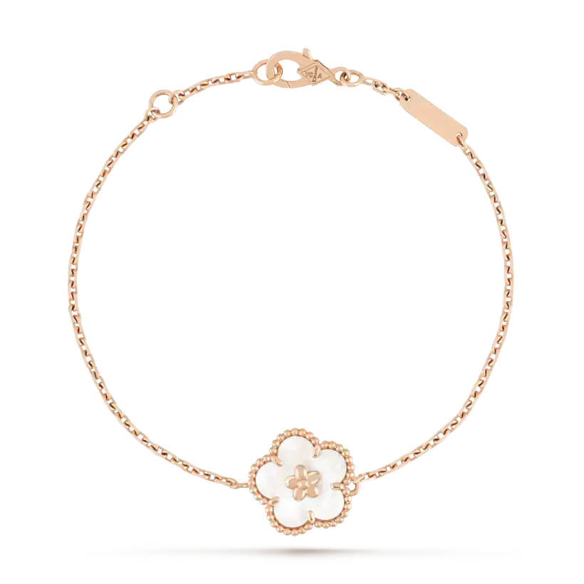 [Moco]LUCKY WHITE MOP PLUM BLOSSOM  BRACELET