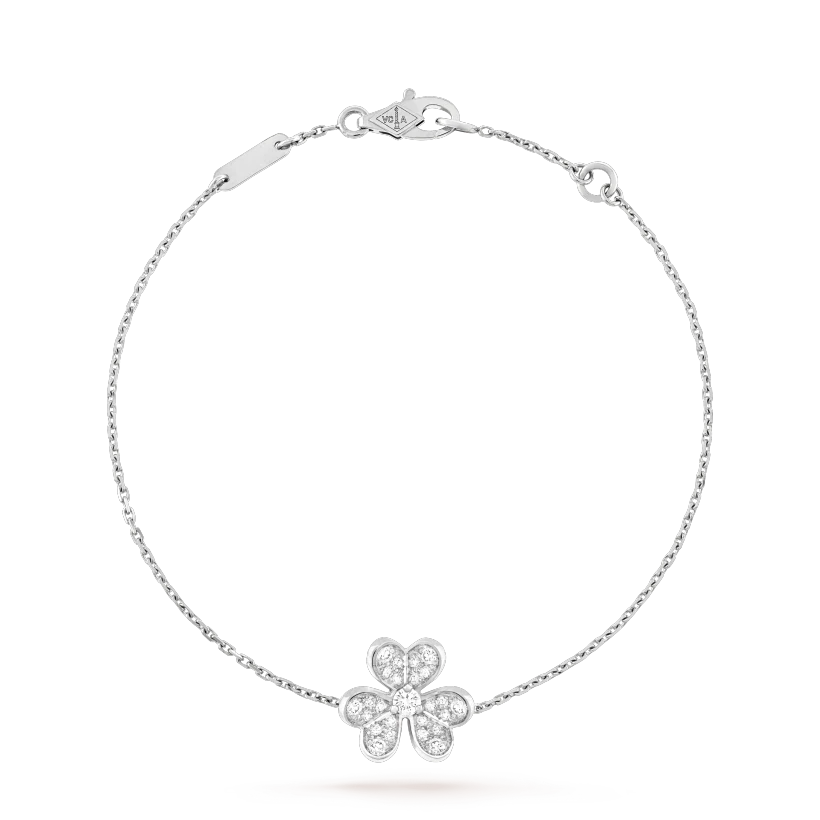 [Moco]FRIVOLE SILVER FLOWER DIAMOND BRACELET