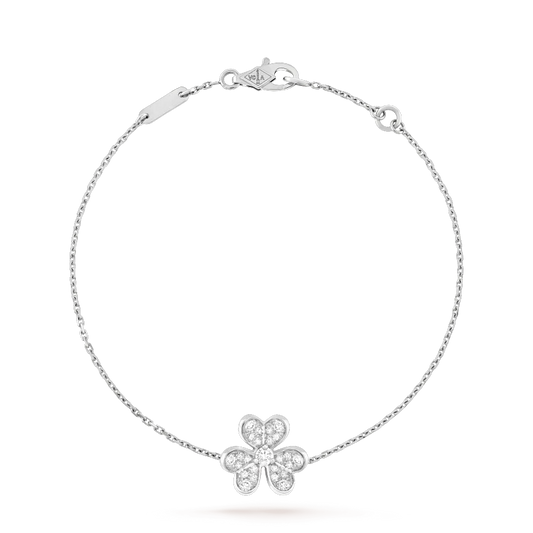 [Moco]FRIVOLE SILVER FLOWER DIAMOND BRACELET