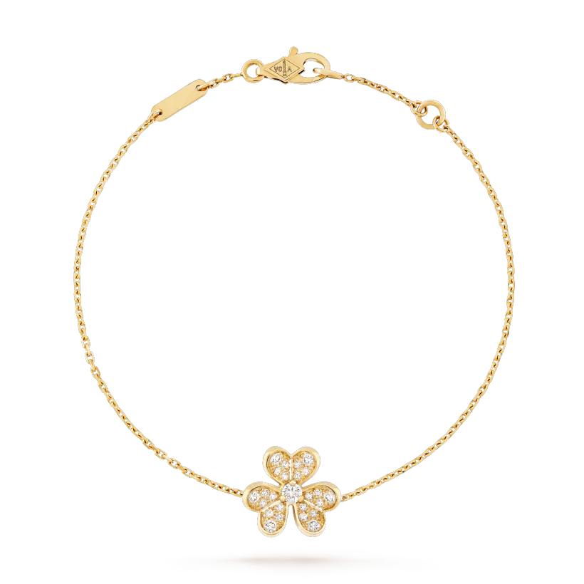 [Moco]FRIVOLE GOLD FLOWER DIAMOND BRACELET