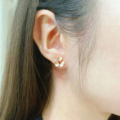 [Moco]FRIVOLE  FLOWER PINK EARRINGS