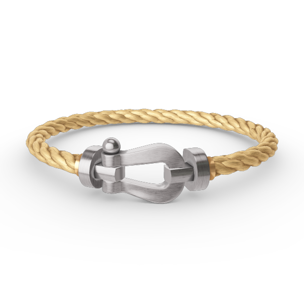 [Moco]FORCE LARGE HORSESHOE NO DIAMOND BRACELET SILVER